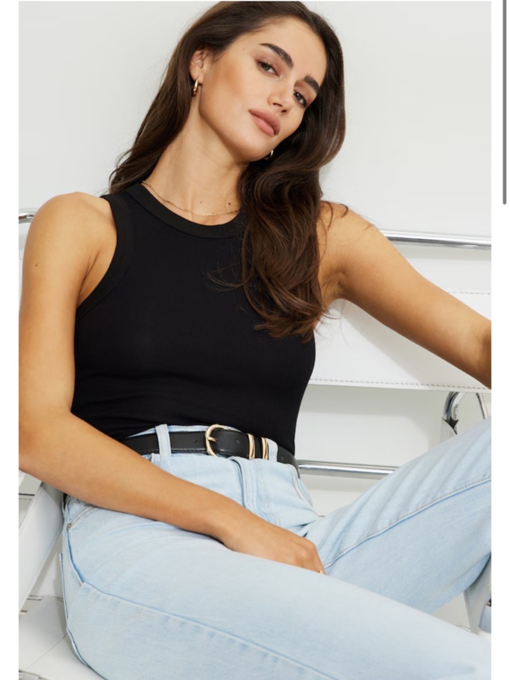 Dynamic Tedi Ribbed Tank Top - Picture 4 of 9